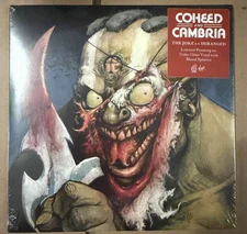 NEW Coheed Cambria The Joke Deranged 7” Vinyl Clear & Blood Splatter #/1000