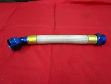 BROWN & MILLER -20AN WHITE LIGHT WEIGHT BRAIDED HOSE & FITTINGS,RAIDATOR NASCAR