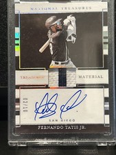 2020 Panini National Treasures Silver /10 Fernando Tatis Jr #TMS-FTJ Auto