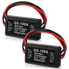 Pieces Brake Light Flasher Strobe Tail Light LED Module Flash Strobe 2