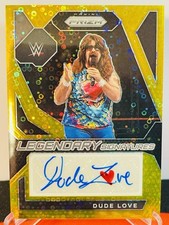 2024 Panini Prizm WWE Dude Love Legendary Auto Gold /10 Mick Foley Mankind SP