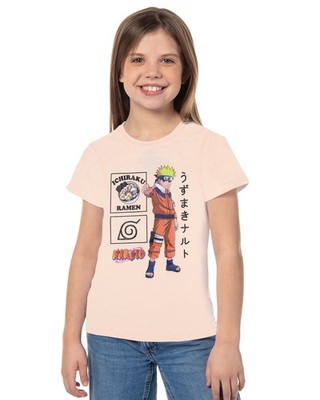 Naruto Girls' Anime Ichiraku Ramen Classic Thumbs Up Character T-Shirt Tee (XL)