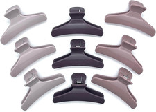 9 Pinze Pinzoni Mollette per Capelli (Marrone)