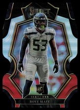 2022 Panini Select #191 Boye Maye Black & Red Prizm Die-Cut 