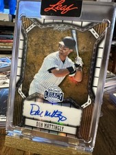 2025 Bronx Legacy Don Mattingly 1/1 Auto Gold Yankees