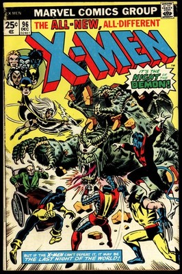 Uncanny X-Men #96 Marvel 1975 (VG+) 1st App of Moira MacTaggert L@@K!