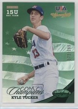 2013 USA Baseball Champions Certified National Team Mirror Green Kyle Tucker o7m