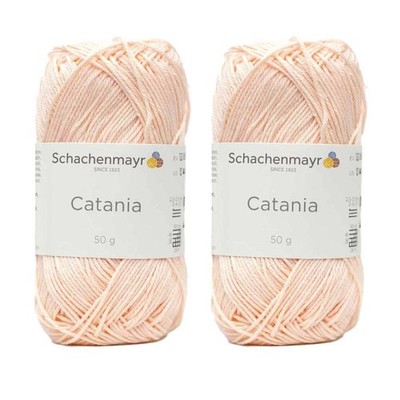 Schachenmayr Catania Nude Cotton Yarn 2 Skeins Sport 100 Combed Mercerized