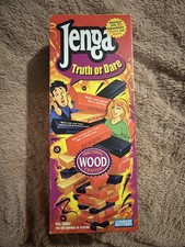 Jenga Truth or Dare Wooden Block Game Hasbro ...