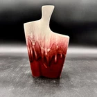 Red Wing Pottery 1953 ANNIVERSARY SERIES 10.25" Vase Red Drip Glaze Vintage USA
