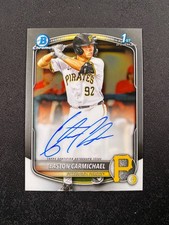 2025 Bowman Draft #CPA-ECA Easton Carmichael 1st Prosect Chrome Auto D402