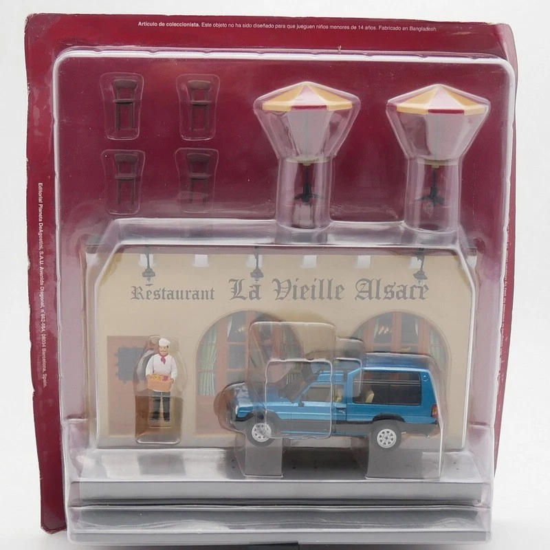 1:43 Matra Simca Rancho Off-Road Rescue Vehicle Diorama Scene Alloy Model - Image 2 of 4