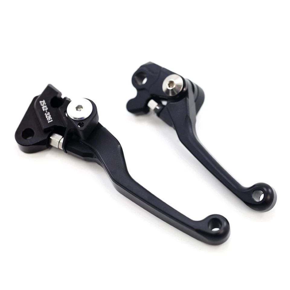 Palancas de control negras para Kawasaki KX250 KX250F KX450F para 06-12 con freno y embrague Foto 4 de 4