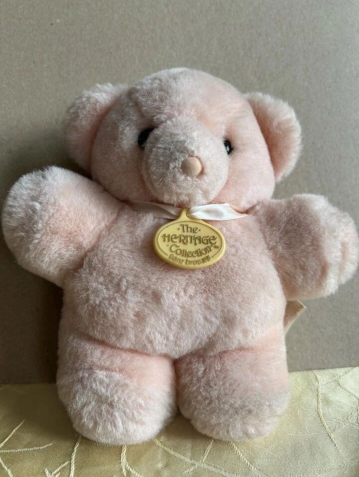 Peluche Musicale Ourson Rose The Heritage Collection Ganz Bros - Photo 1/3