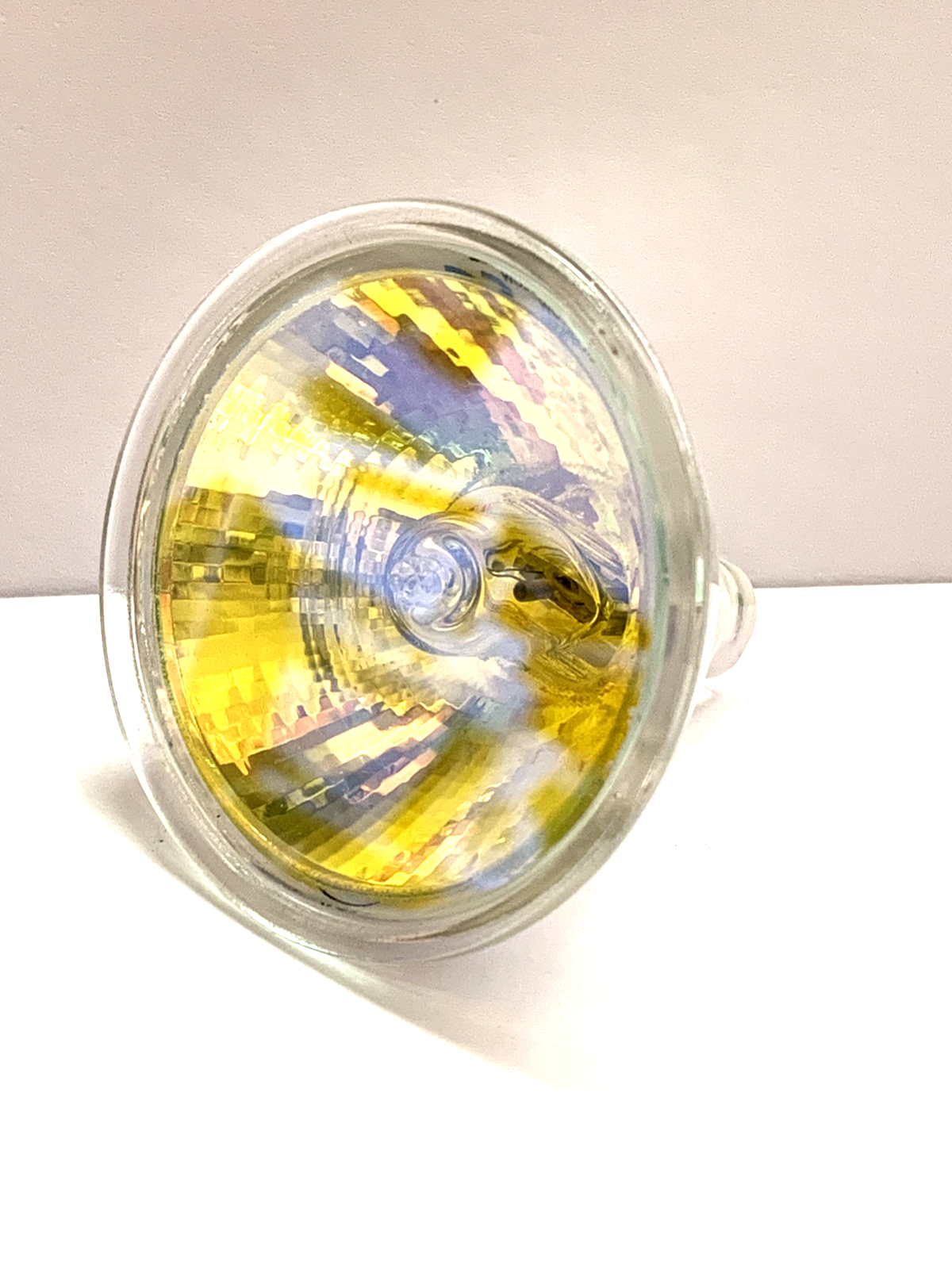 MR16 12V 50W DICHROIC DIMMABLE BULB LAMP DJ DISCO KARAOKE 50mm DIAMETER YELLOW
