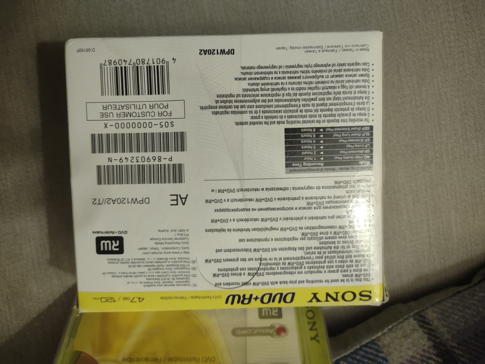 6 X Sony DVDRW 4.7GB/120M DVD Rewritable Discs eBay