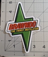 BRAWNDO The Thirst Mutilator die-cut vinyl sticker from Idiocracy movie