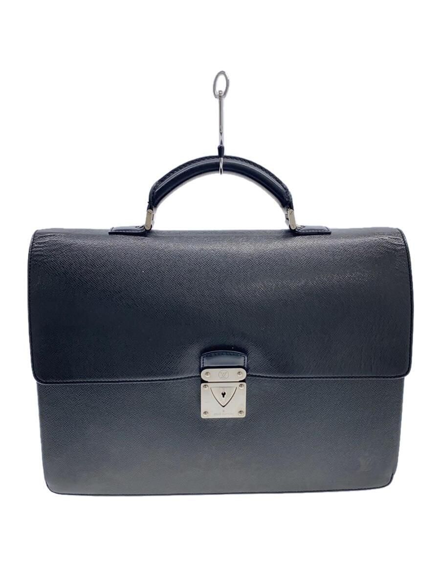 LOUIS VUITTON Business Bag Robusto 1 Tyga Black Leather Used LOUIS VUITTON Business Bag Robusto 1 Tyga Black Leather Used