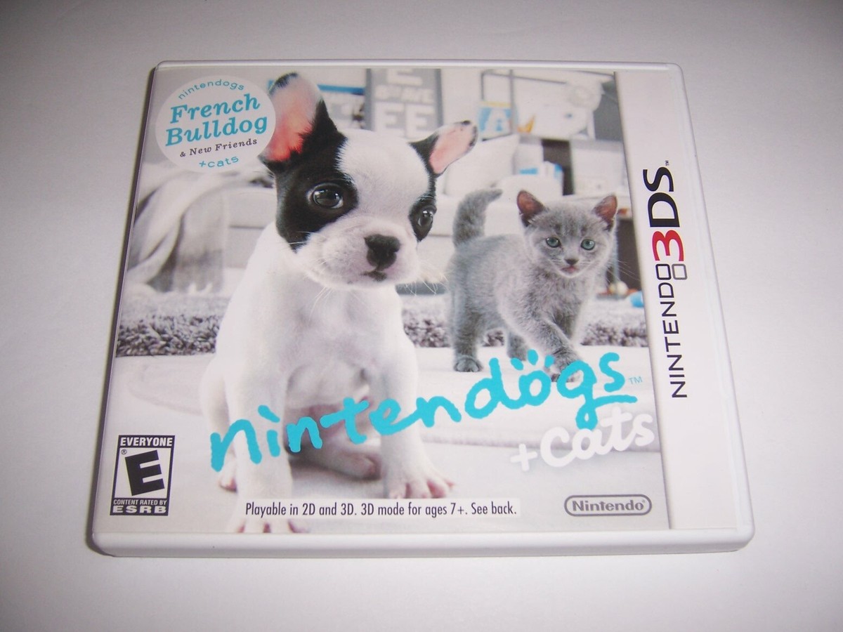 Original Box Case Replacement ONLY for Nintendo 3DS Nintendogs Cats