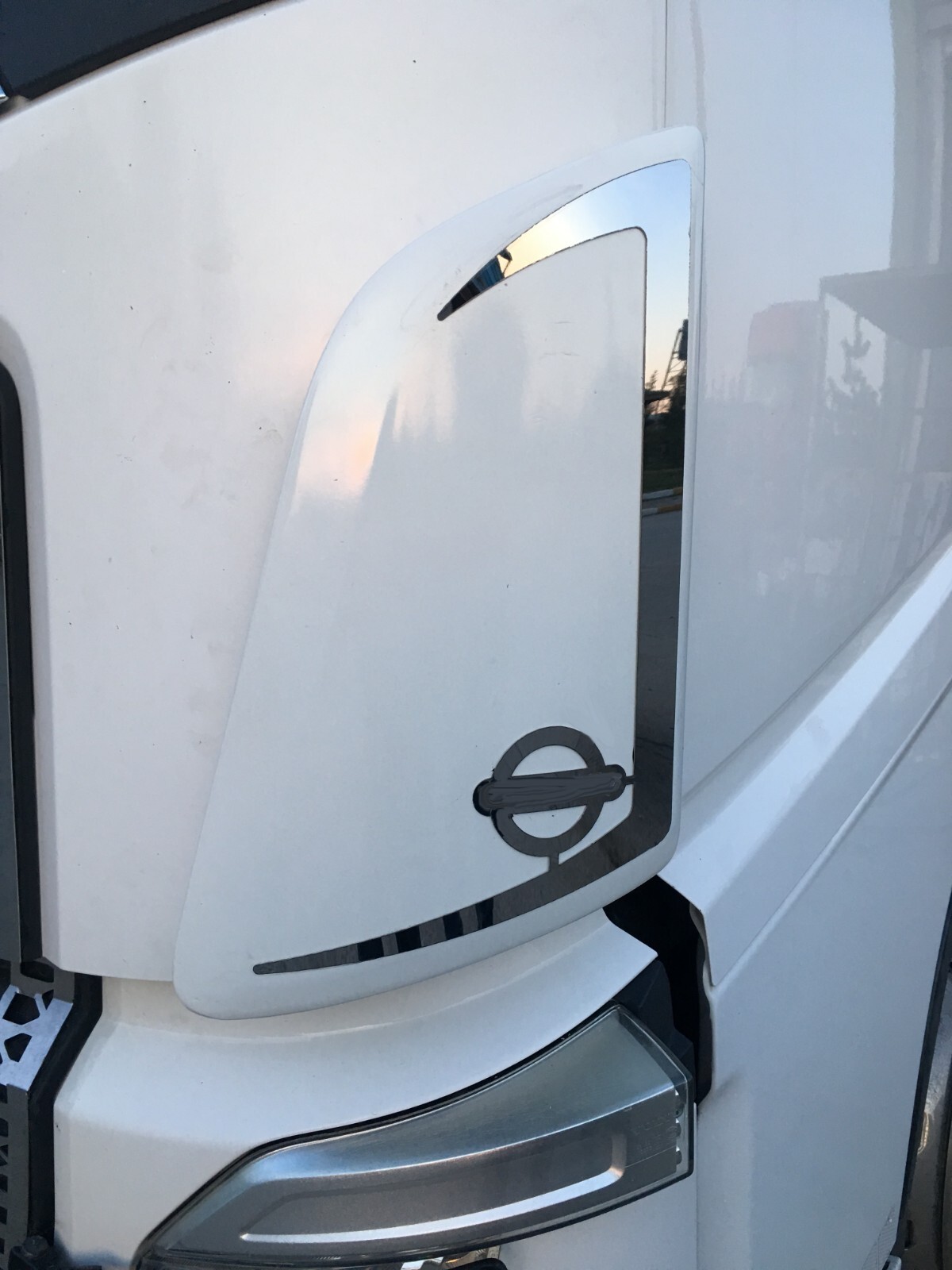 2-teilig Acero Inox. Rejilla de Aire Marco Lesite Apta para Volvo FH4 (No FH5)