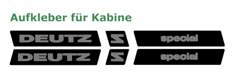 Deutz Aufkleber D8006 Special Traktor - Bild 4 von 4