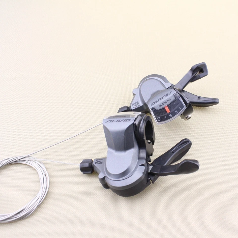 Shimano Alivio M4000 Shifter Lever Set SL-M4000 Rapidfire MTB Trigger 3x9 Speed - Image 4 of 4