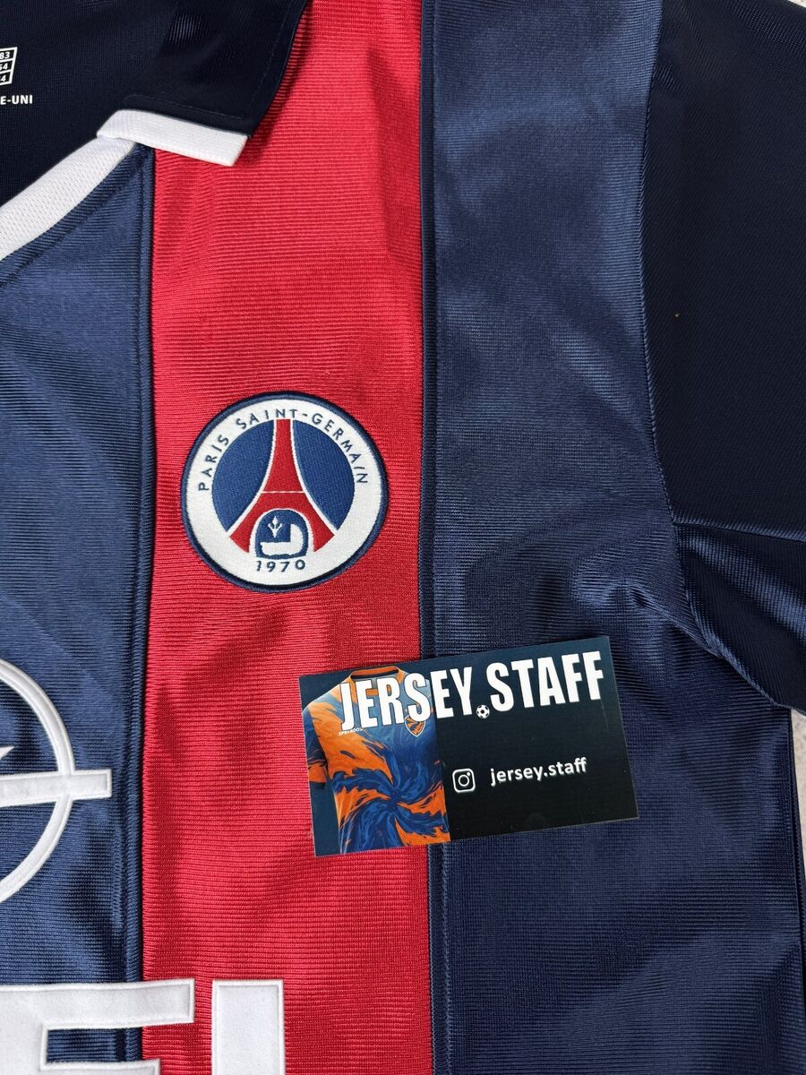 Ronaldinho #21 Jersey PSG FC 2001-2002 Sz S-XXL Retro Ronaldinho #21 Jersey PSG FC 2001-2002 Sz S-XXL Retro