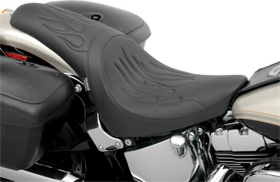Drag Specialties Predator Seat Flamme Nähte #0802-0468