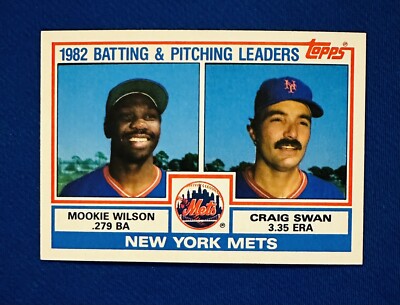 1983 TOPPS 621 NY METS TEAM CARD NM-MT OR BETTER SCOTT/MOOKIE/HUBIE/KINGMAN
