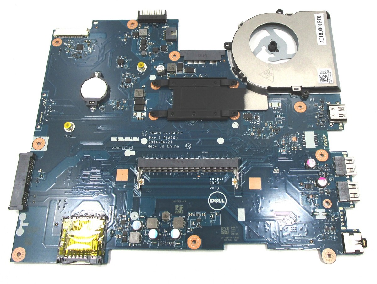 DELL Inspiron 15 3531 LA-B481P Motherboard with Intel Celeron