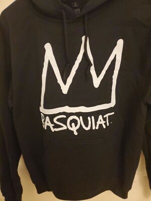 jean michel basquiat hoodie small front pocket