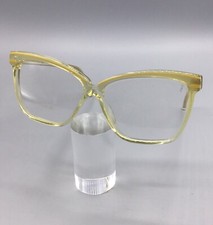 Versace MOD. 414 COL. 771 Champagne Vintage 90s Crystal Womens NOS Sunglasses