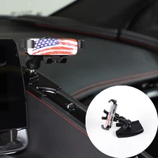 US Flag Air Vent Cell Phone Holder Navigation Bracket for Corvette C8 2020-25