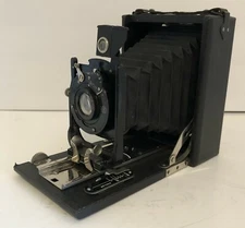 Rare French 6.5 x 9cm Plate Camera Anastigmat Santos 16.3 Foyer 135 Lens w Gitzo