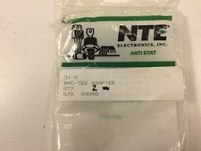  2 Amphenol 31-8 BNC T Adapter Jack Plug Jack - Lot of 2