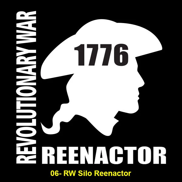 Revolutionary War Reenactor Car Sticker – Free Shipping!