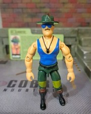 GI JOE ~ 1989 SGT SLAUGHTER ~ HIGH GRADE & UNCRACKED ~ MARAUDERS  ~100% & card