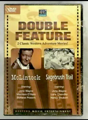 McLintock / Sagebrush Trail DVD 2005 John Wayne Double Feature Western