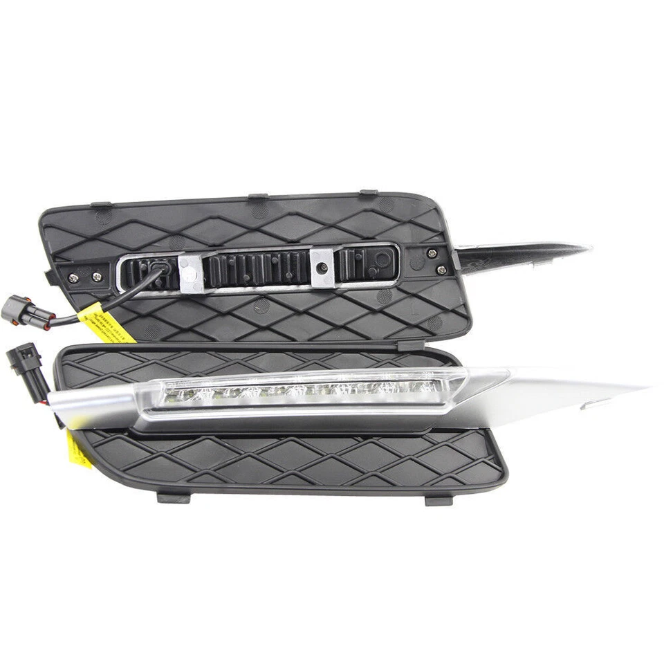 Luces antiniebla diurnas LED DRL para parachoques delantero para BMW E70 X5 SUV 2007-2009 Foto 4 de 4