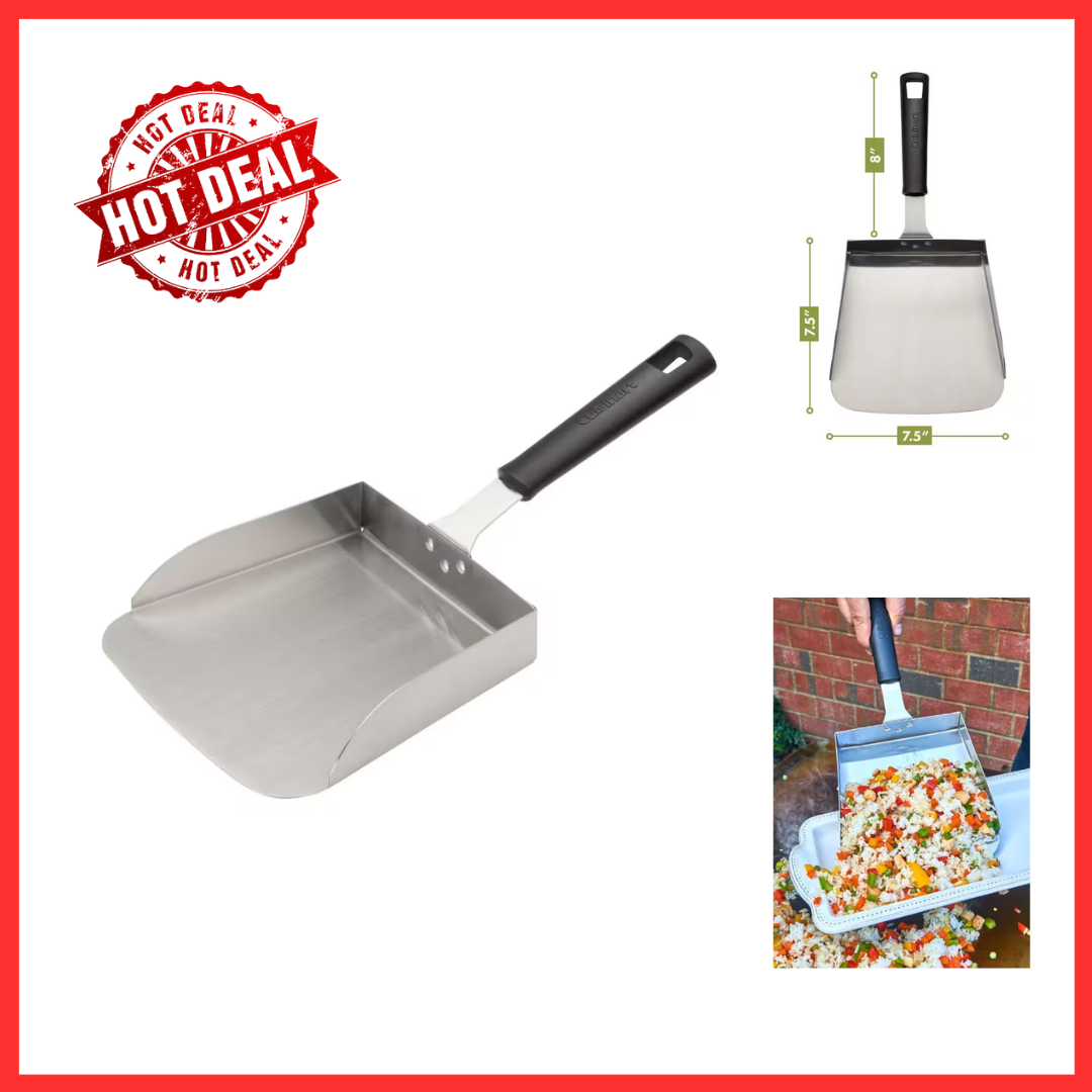 Stainless Steel Griddle Scoop Cooking Accessory Food Mover NEW eBay