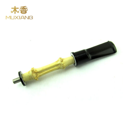 Bamboo Pipe Stem Mouthpiece for Tobacco Smoking Pipe Straight Saddle Pipe Stems - Picture 3 of 8