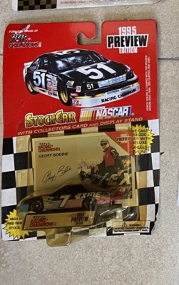 1995 RACING CHAMPIONS Stock Car #7 Geoff Bodine Exide Batteries NASCAR