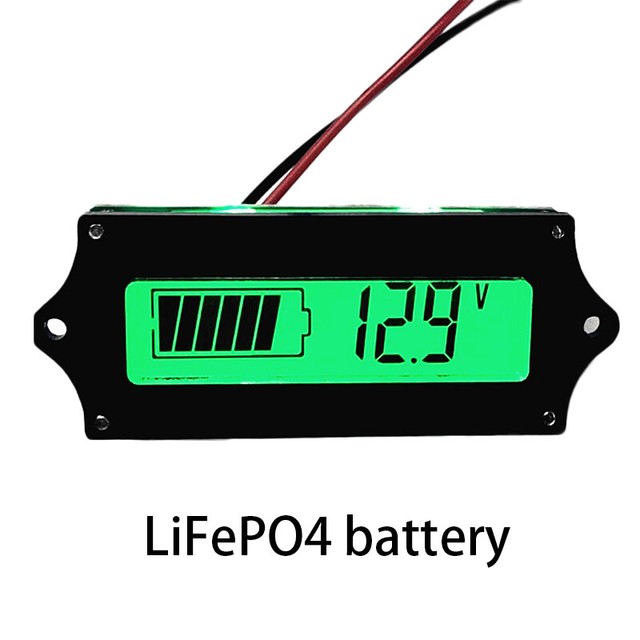 12V 24V 36V LiFePO4 Battery Capacity Indicator 4S 8S 12S Tester Monitor