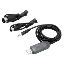 USB Simulator +Adapter Cable For FlySky FS-I10/FS-I6/FS-I4/FS-TH9X RC Helicopter