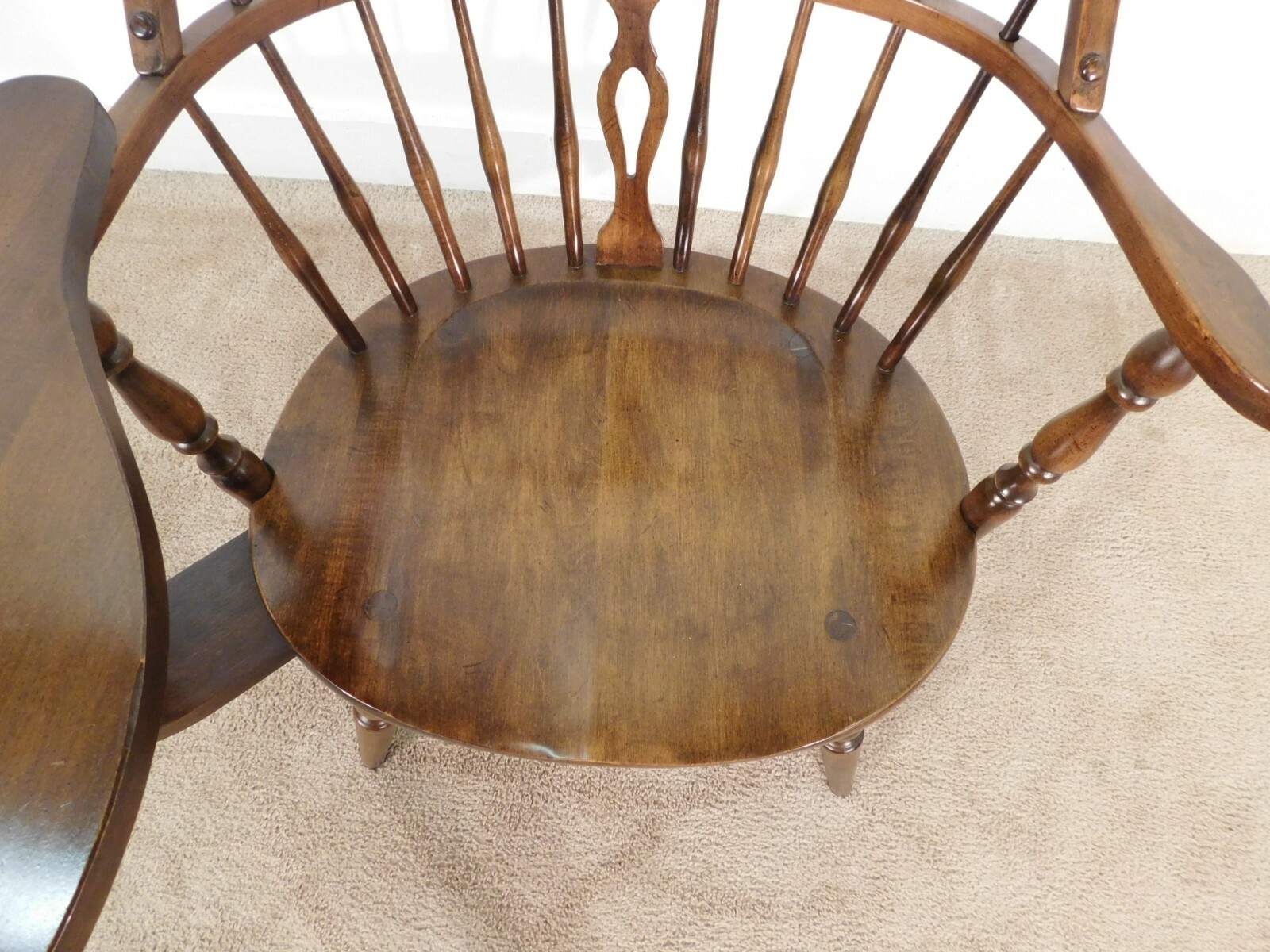 HALE Furniture Company of Vermont Maple Windsor Righthand Desk Chair w