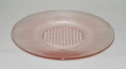 Jeannette Glass HOMESPUN Pink Bread and Butter Plate