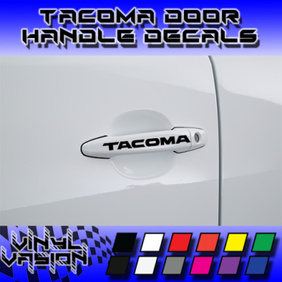4x Door Handle Decal for Tacoma 2012-2015 Toyota TRD PRO OFFROAD SR SR5 