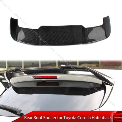 Carbon Fiber 18-26 Fits Toyota Corolla E210 Hatchback Auris OE Type Rear Spoiler