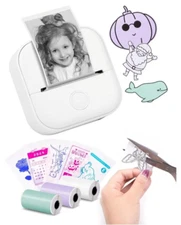 Phomemo Mini Thermal Printer Wireless Bluetooth Photo T02 3 Rolls Paper