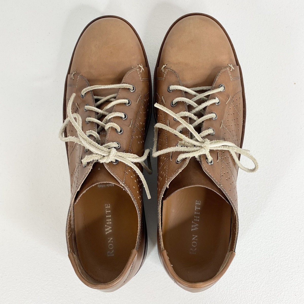 Designer Italian Leather Sneaker Men display picture 2